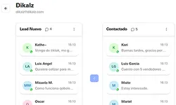 Seguimiento de clientes por etapas en WhatsApp con qoboleads